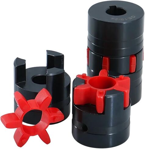 XL1 D40L66 Star Coupler Coupling Quincunx مرنة اقتران اقتران مخلب 45 جولة الصلب XL/مل عزم الدوران كبير الزوجين 1pcs (16-18) in Saudi Arabia