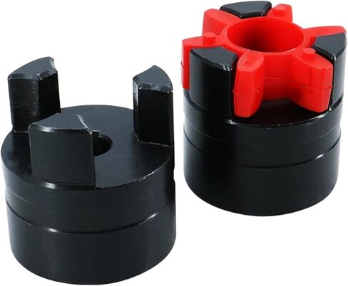 XL1 D40L66 Star Coupler Coupling Quincunx مرنة اقتران اقتران مخلب 45 جولة الصلب XL/مل عزم الدوران كبير الزوجين 1pcs (16-18) in Saudi Arabia