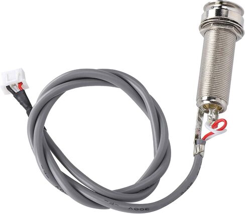 Guitar Tail Nail Pickup, EQ DIY Guitar Accessory Acoustic Guitar Pickup System with Low Battery Indicator Plug and Play Combined Battery Box with Preamplifier for VT1 in Saudi Arabia