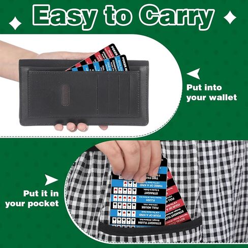 تصنيفات بوكر يدوية الرسم البياني قواعد ورقة الغش بطاقات البوكر اليدين ترتيب بطاقات المبتدئين ورقة مرجعية سريعة ورقة الغش لتكساس عقد in Kuwait