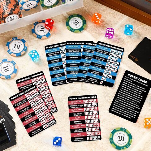 تصنيفات بوكر يدوية الرسم البياني قواعد ورقة الغش بطاقات البوكر اليدين ترتيب بطاقات المبتدئين ورقة مرجعية سريعة ورقة الغش لتكساس عقد in Kuwait