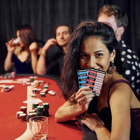 تصنيفات بوكر يدوية الرسم البياني قواعد ورقة الغش بطاقات البوكر اليدين ترتيب بطاقات المبتدئين ورقة مرجعية سريعة ورقة الغش لتكساس عقد in Kuwait