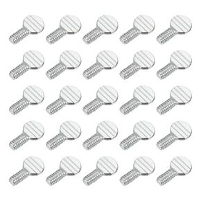 meccanixity 40 pcs m6x20mm مسامير الإبهام ، رأس الأشياء الصلبة الصلبة الحديد بشكل كامل الخيط المسمار المسمار المسمار المسمار للمنزل ، الإلكترونية ، الآلة in Kuwait