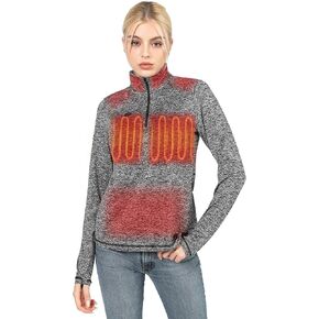 Women's Heated Shirt with Battery Included - High Powered Self Warming Thermal Layer, Stretch Mid Layer in Kuwait