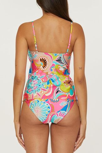 Trina Turk Women's Venus Banded Tankini, Casual, Swimsuit Tops in Saudi Arabia