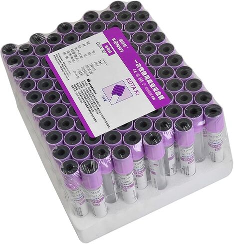 Veterinary Lab Vacuum Blood Collection Coagulation Tubes No Additive Tube Blood Collection Tube Pet Supplies, 5ml Red 100pcs in Kuwait