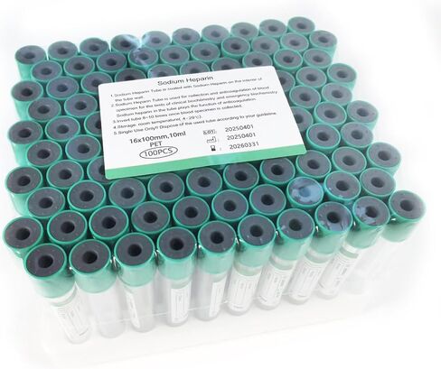 Veterinary Lab Vacuum Blood Collection Coagulation Tubes No Additive Tube Blood Collection Tube Pet Supplies, 5ml Red 100pcs in Kuwait