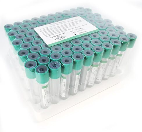 Veterinary Lab Vacuum Blood Collection Coagulation Tubes No Additive Tube Blood Collection Tube Pet Supplies, 5ml Red 100pcs in Kuwait