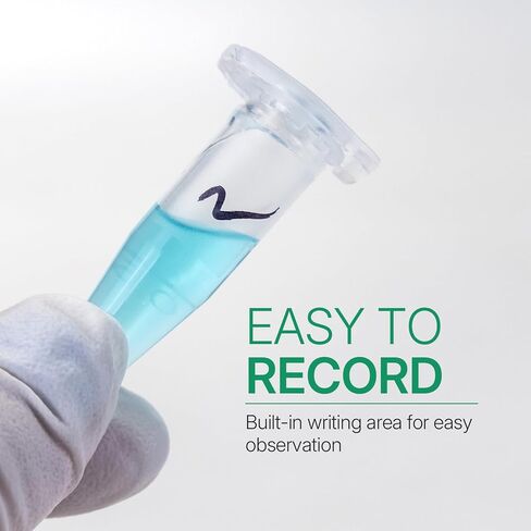 2.0 مل من أنابيب microcetrifuge من مادة البولي بروبيلين مع أنبوب اختبار مختبر صافٍ ، 100 ٪ in Kuwait