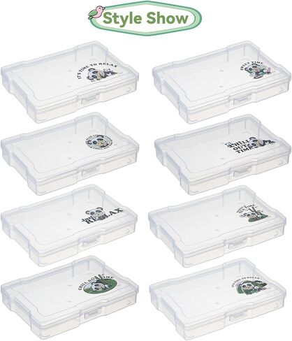 novelinks 4" x 6" Photo Storage Box Photo Case with Handle-16 Inner Photo Keeper Photo Organizer Picture Storage Containers Box (Camping Style Teddy Bear) in Kuwait