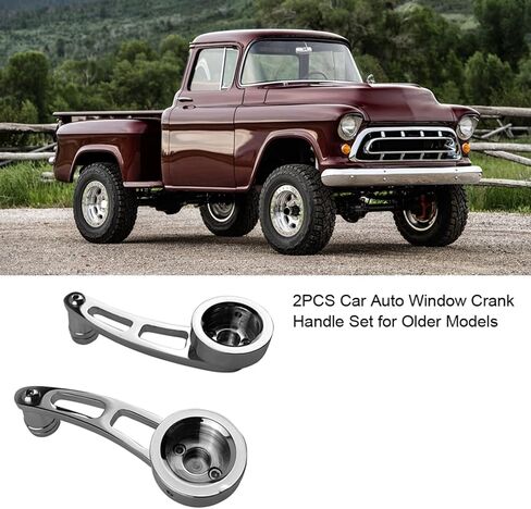 Ejoyous Window Crank Handle, 2PCS Car Auto Window Crank Handle Set Car Accessory for Older Mo dels Car Window Handle Riser in Saudi Arabia