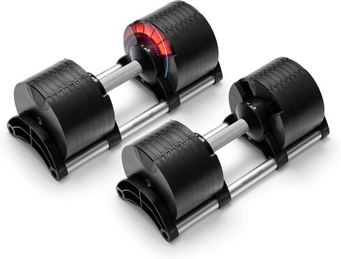 NUOBELL Adjustable Dumbbells 5-80 lbs: Replace 16 Sets, Ideal for Home Gym Weight Bench & Press in Kuwait