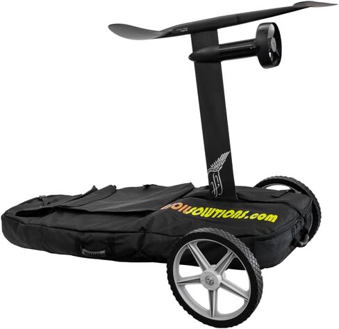 EfoilSolutions Efoil Surf Board Bag with Wheels - Various Hydrofoil Cart Sizes with Pockets for eFoiling Accessories in Saudi Arabia