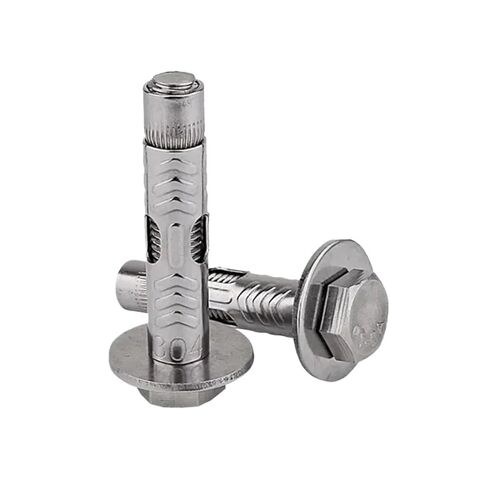 10pcs Stainless Steel Expansion Screw Hoisting Expansion Bolt External Hexagon Reduction Belt Built-in Tension Anchor Bolts(A1) in Kuwait