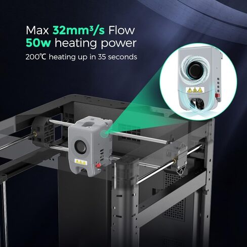 طابعة Flashforge AD5M Pro 3D-تسوية تلقائية عالية السرعة ، 600 مم/ثانية ، و 1 نقرة ، وطباعة هادئة 50dB مع الكاميرا ، وحزمة فوهة 0.4 و 0.6 مم ، وتبريد مساعدًا ، و 220 × 220 × 220 مم. in Saudi Arabia