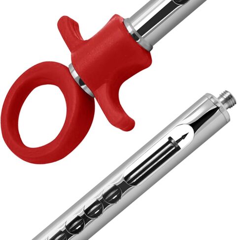 حقنة أسنان جراحية عبر الإنترنت-1.8 مل من الإفراط الذاتي مع توافق الخيط الأوروبي والأمريكي-مقبض بلاستيكي أحمر ، 5.5 "(14 سم) in Kuwait