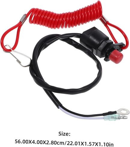 PRETYZOOM 5pcs Engine Stop Switch Safety Cord for Boat Emergency Kill Stop Switch Key Lanyard in Kuwait