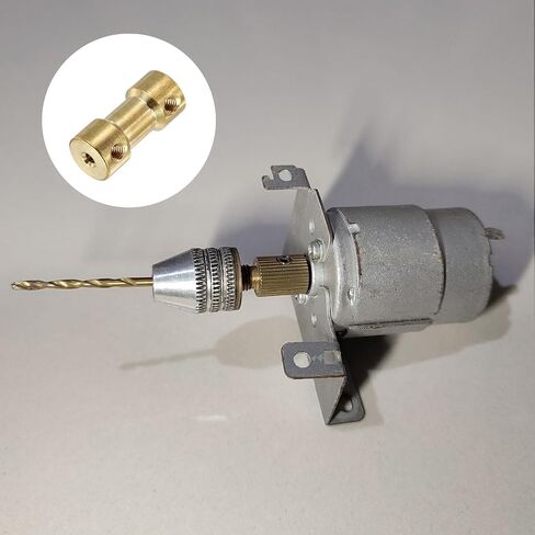 MECCANIXITY 5 Pack 2.3mm to 3mm Brass Shaft Coupling Joint Connector with Screws and Hex Wrench Flexible Motor Shaft Coupler for Car Wheels Tires Shaft Motor in Saudi Arabia