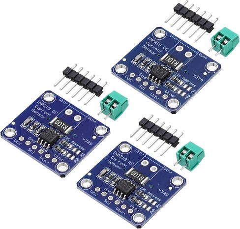 Meccanixity 3 PCS INA219 I2C CJMCU-219 ثنائية الاتجاه DC الجهد الحالي لجهد الطاقة الجهد الحالي لمرض الإنتاجية وحدة استشعار وحدة مراقبة الطاقة IIC in Saudi Arabia