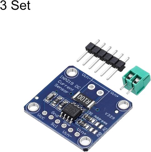 Meccanixity 3 PCS INA219 I2C CJMCU-219 ثنائية الاتجاه DC الجهد الحالي لجهد الطاقة الجهد الحالي لمرض الإنتاجية وحدة استشعار وحدة مراقبة الطاقة IIC in Saudi Arabia