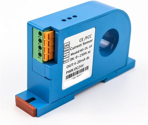 CAARLA Current Transmitter 200A dc 22mm Open Loop ac Current Sensor with 0-10V Output 12-28Vdc Power Output 4-20mA(DC Current Input,Input 0-200A) in Saudi Arabia