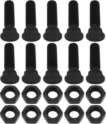 10pcs m10x40mm براغي محراث عادي 8.8 الصف براغي الكوكب الكربونية للمزارعين in Kuwait