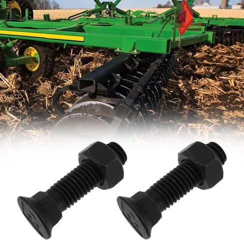 10pcs m10x40mm براغي محراث عادي 8.8 الصف براغي الكوكب الكربونية للمزارعين in Kuwait