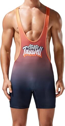 DTODWW Mens Wrestling Singlet Athletic Supporters Bodysuits Shapewear Activewear Leotard in Kuwait