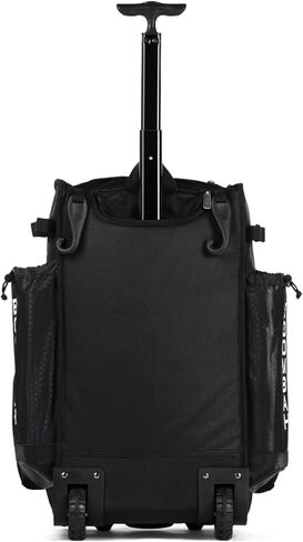 Boombah Rolling Superpack Baseball/Softball Gear Bag - 23-1/2" x 13-1/2" x 9-1/2" - Multiple Colors - Telescopic Handle and Holds 4 Bats - Wheeled Version in Saudi Arabia