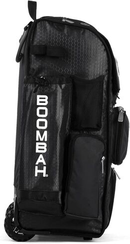 Boombah Rolling Superpack Baseball/Softball Gear Bag - 23-1/2" x 13-1/2" x 9-1/2" - Multiple Colors - Telescopic Handle and Holds 4 Bats - Wheeled Version in Saudi Arabia