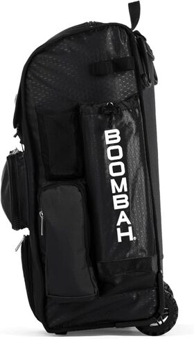 Boombah Rolling Superpack Baseball/Softball Gear Bag - 23-1/2" x 13-1/2" x 9-1/2" - Multiple Colors - Telescopic Handle and Holds 4 Bats - Wheeled Version in Saudi Arabia