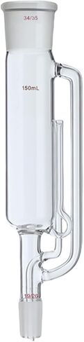 150ml 19/26 Glass Soxhlet Extractor Allihn Ball Shape Condenser Two 150ml Flat Bottom Flask in Saudi Arabia