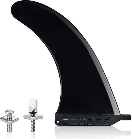 Surf SUP Fin - Free No Tool Fin Screw 9 inch Center Fin,for Surfboard Longboard and Paddleboard,with Free No Tool Screws in Saudi Arabia