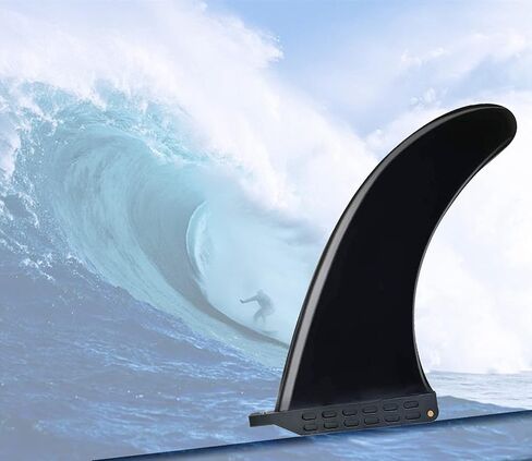 Surf SUP Fin - Free No Tool Fin Screw 9 inch Center Fin,for Surfboard Longboard and Paddleboard,with Free No Tool Screws in Saudi Arabia