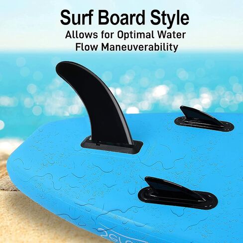 Surf SUP Fin - Free No Tool Fin Screw 9 inch Center Fin,for Surfboard Longboard and Paddleboard,with Free No Tool Screws in Saudi Arabia