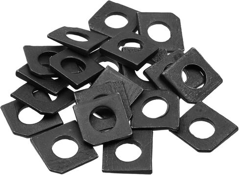 20 PCS Beveled Square Washers,304 Stainless Steel M12 Heavy Duty Missing Angle Flat Gasket for Channel Steel Wedge Shaped Washers for Shim Leveling in Saudi Arabia