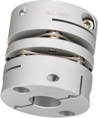 Flexible Shaft Coupler GND Aluminum Double Diaphragms Clamp D26mm L30mm For 3D Print Coupling Servo Motor Connect Kaplin CNC 1Pcs(9X12) in Saudi Arabia