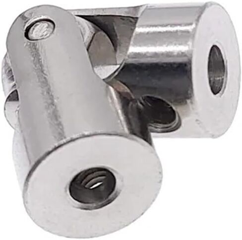 23-9 Boat Car Shaft Coupler Universal Joint Couplings Carbon Steel Universal Coupling Motor Connector Metal 1Pcs(3.17mm-4mm) in Saudi Arabia