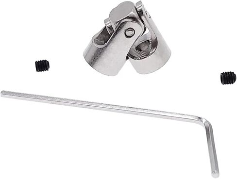 23-9 Boat Car Shaft Coupler Universal Joint Couplings Carbon Steel Universal Coupling Motor Connector Metal 1Pcs(3.17mm-4mm) in Saudi Arabia