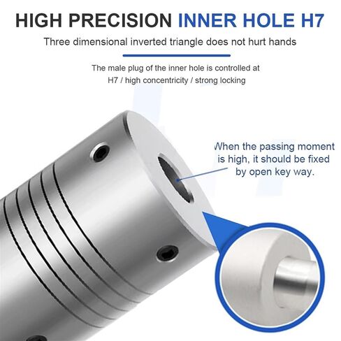 LR D D15L20 Aluminum Elastic Winding Shaft Coupler Motor Connector 3/4/5/6/7/8mm Thimble Type Flexible CNC Coupling 1Pcs(3mmX5mm) in Kuwait