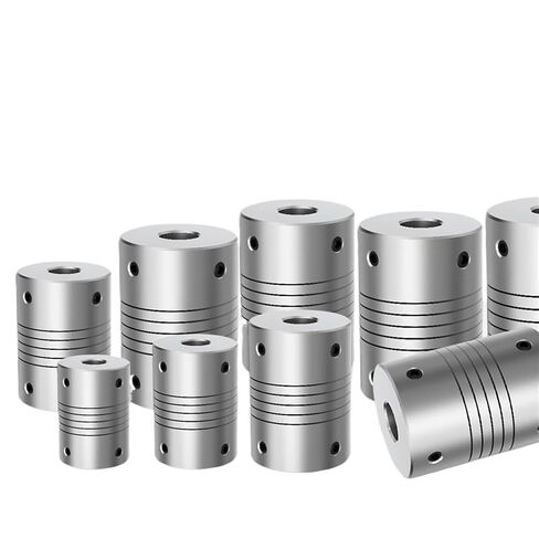 LR D D15L20 Aluminum Elastic Winding Shaft Coupler Motor Connector 3/4/5/6/7/8mm Thimble Type Flexible CNC Coupling 1Pcs(3mmX5mm) in Kuwait