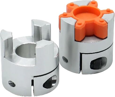 LF Two Jaw D20L25 Coupler الألومنيوم البرقوق المرن اقتران توصيل السهول موصل CNC عزم الدوران 3NM MAX 6NM 1PCS (6x10) in Saudi Arabia