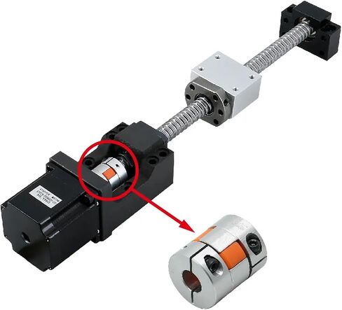 LF Two Jaw D20L25 Coupler الألومنيوم البرقوق المرن اقتران توصيل السهول موصل CNC عزم الدوران 3NM MAX 6NM 1PCS (6x10) in Saudi Arabia
