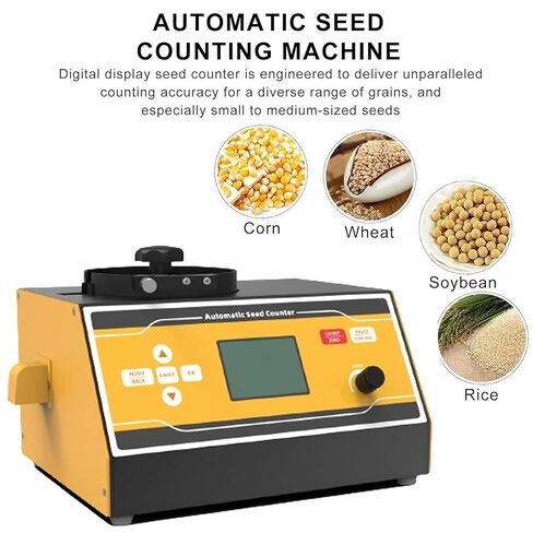 آلة عداد بذور الشاشة الرقمية ، 1000 قطعة/3 دقائق أداة عد الدخن العالية التلقائية ، لجزيئات الحبوب القمح الذرة فول الصويا الأرز (220 فولت) in Kuwait
