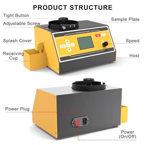 آلة عداد بذور الشاشة الرقمية ، 1000 قطعة/3 دقائق أداة عد الدخن العالية التلقائية ، لجزيئات الحبوب القمح الذرة فول الصويا الأرز (220 فولت) in Kuwait