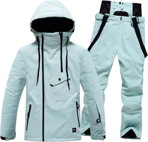 تناسب Yeefine للسيدات التزلج على قطعتين ثلوج الثلج الثلج المضاد للماء يناسب سترة التزلج في الهواء الطلق في الهواء الطلق وسروال in Kuwait