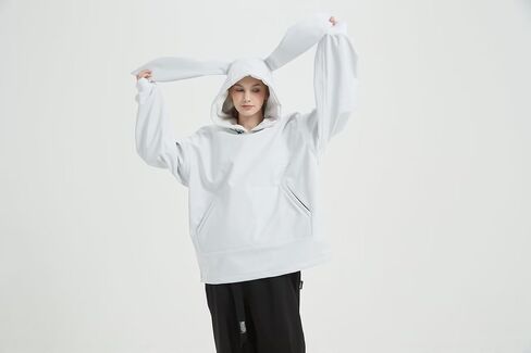 Ski Sists Men Woman Rabbit Ear Ski Hoodie Profession in Kuwait