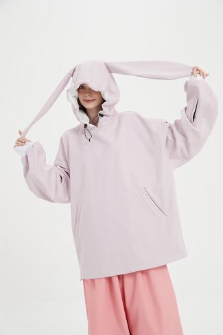 Ski Sists Men Woman Rabbit Ear Ski Hoodie Profession in Kuwait
