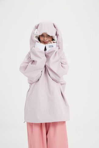Ski Sists Men Woman Rabbit Ear Ski Hoodie Profession in Kuwait