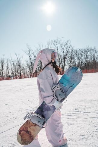 Ski Sists Men Woman Rabbit Ear Ski Hoodie Profession in Kuwait